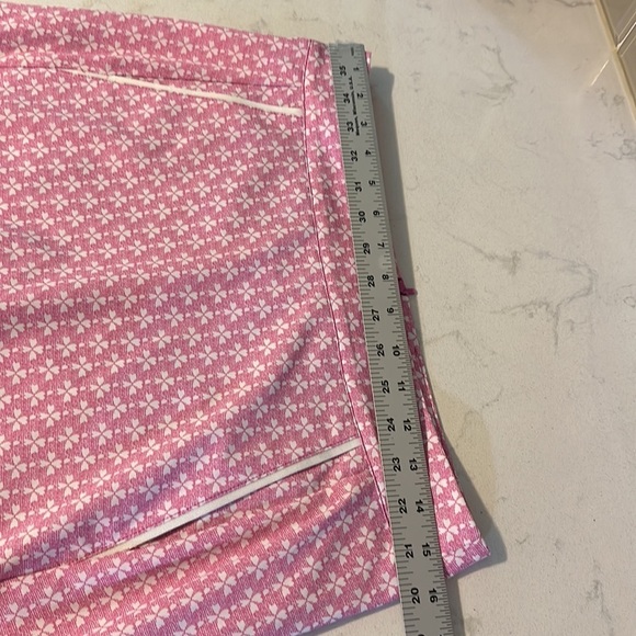 Vineyard Vines Performance Polyester Spandex Pink&White Printed Skort Skirt Sz 6 - Picture 8 of 10